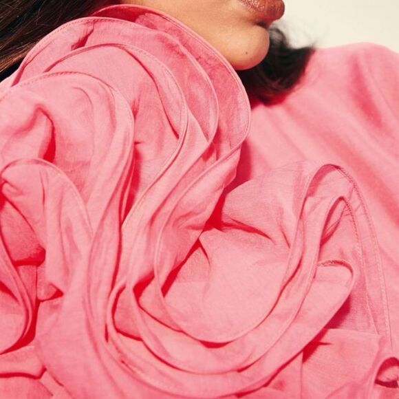 H&M Ramadan Exclusive Collection Appliquéd Maxi Dress
 Pink New - Picture 7 of 8